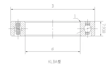 KLBA角接觸球薄壁軸承